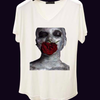 KISS FROM A ROSE TEE - WHITE